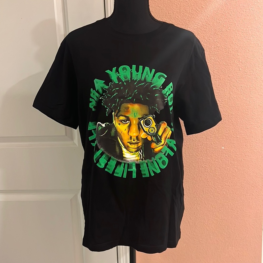 YoungBoy NBA x Vlone Cross Roads Tee